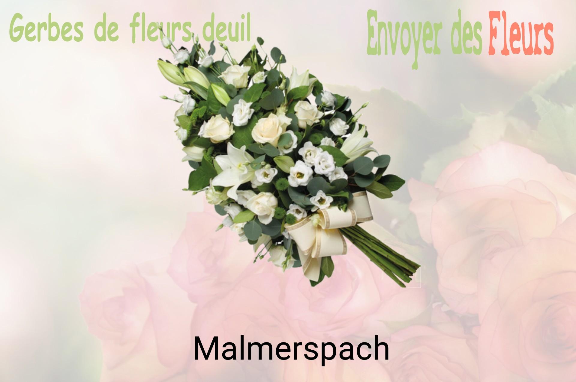 Gerbe de fleurs de deuil livrée à Malmerspach